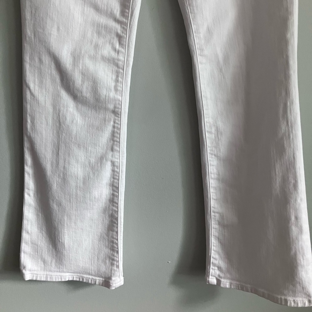 MADEWELL White Mid Rise Kickout Crop Jeans Size 24P - Picture 7 of 16